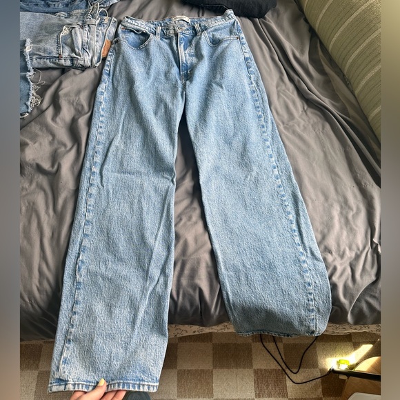 abercrombie & fitch 90s relaxed high rise jeans - Picture 3 of 4